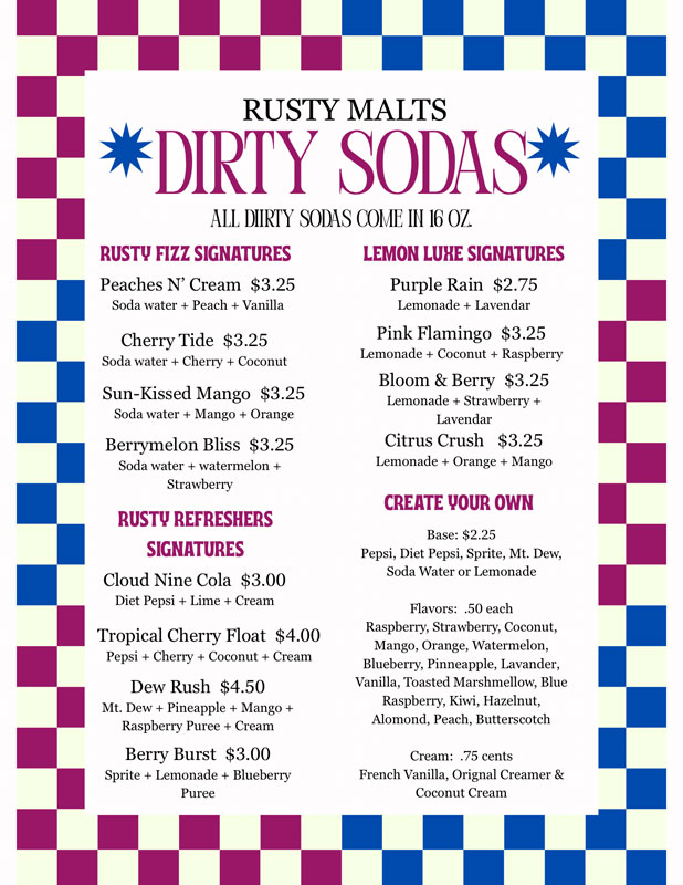 Dirty Sodas